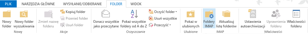 Outlook wstazka